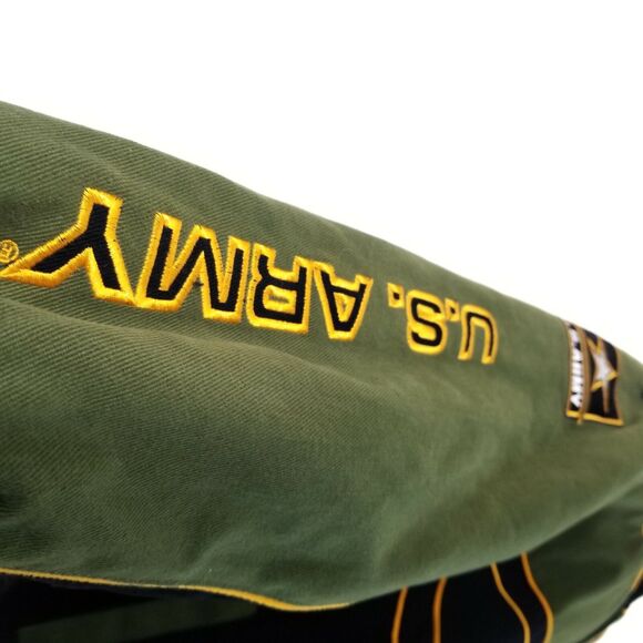 VTG US Army Recon Coat L Bomber Jacket Embroidered Patch Lined Brigade - Picture 6 of 12